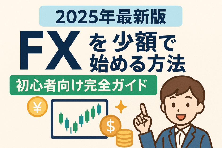 【2025年最新版】FXを少額で始める方法｜初心者向け完全ガイド